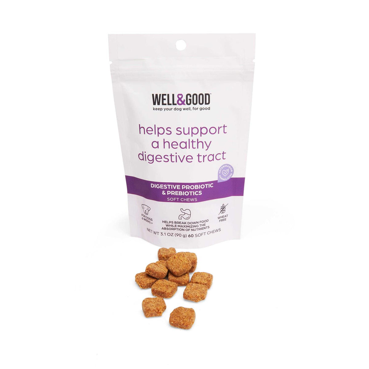 Digestive Enzymes with Probiotics Soft Dog Chews H82058