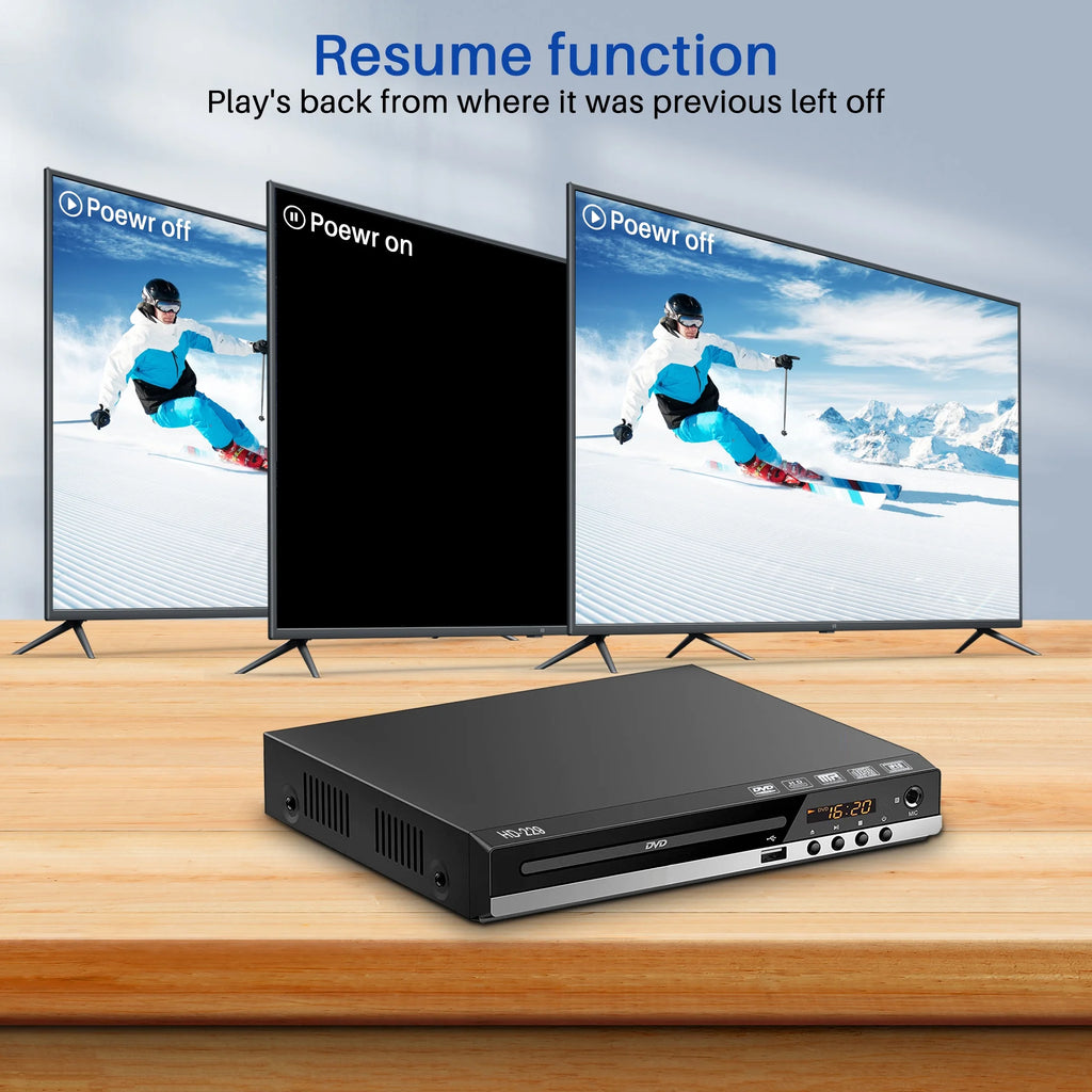 DVD Player with Remote 1080P CD Player N956