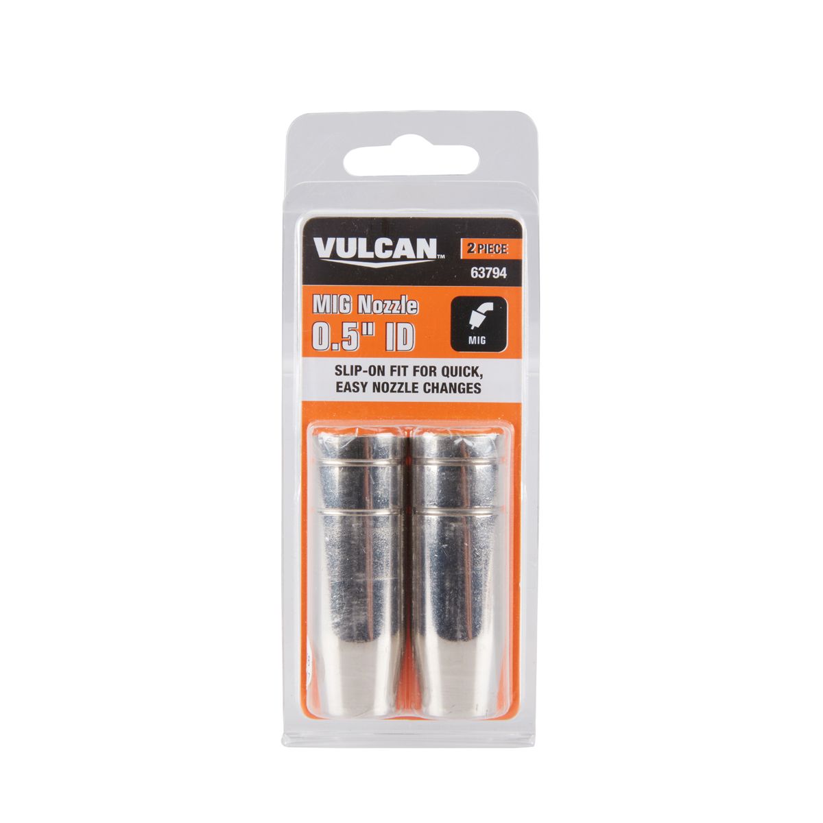 MIG Torch Gas Nozzle Set, 2-Piece K908