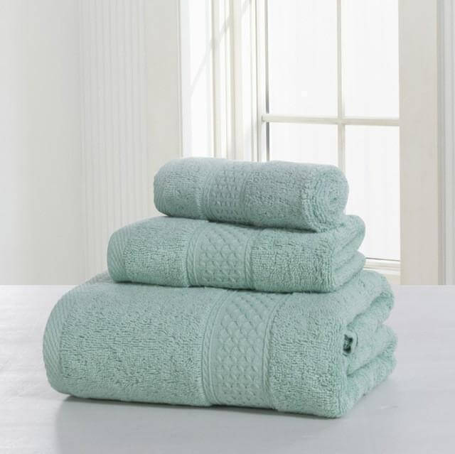 3-Piece 100% Cotton Bath Towel Set W654