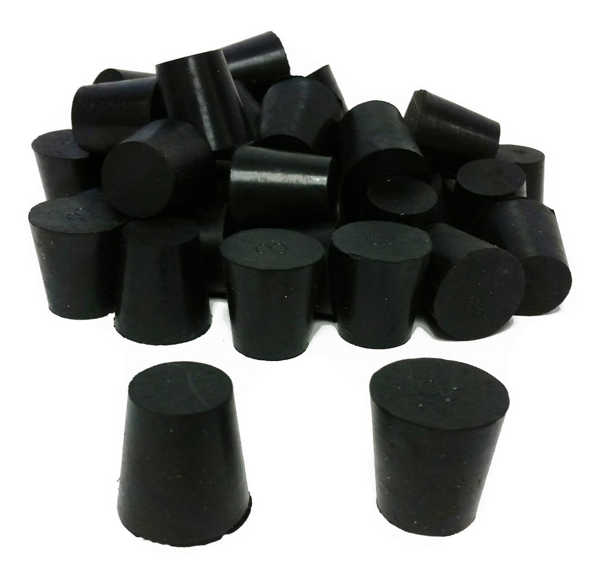 Rubber Stoppers Size 3 10-Pound Case E3404