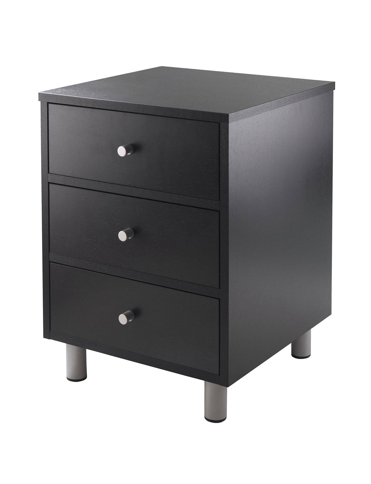 Black 3 Drawer Accent Table W3473