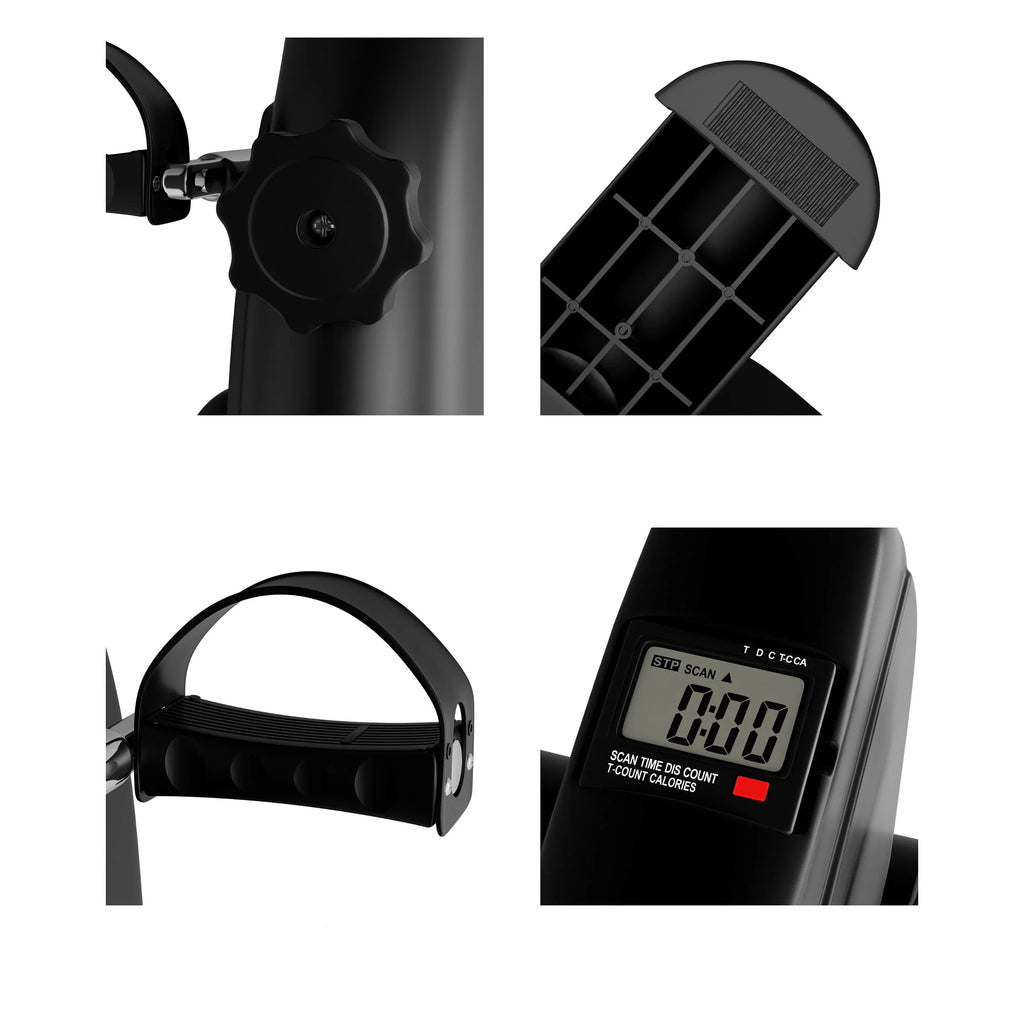 Under Desk Bike and Pedal Exerciser with Calorie Counter J512