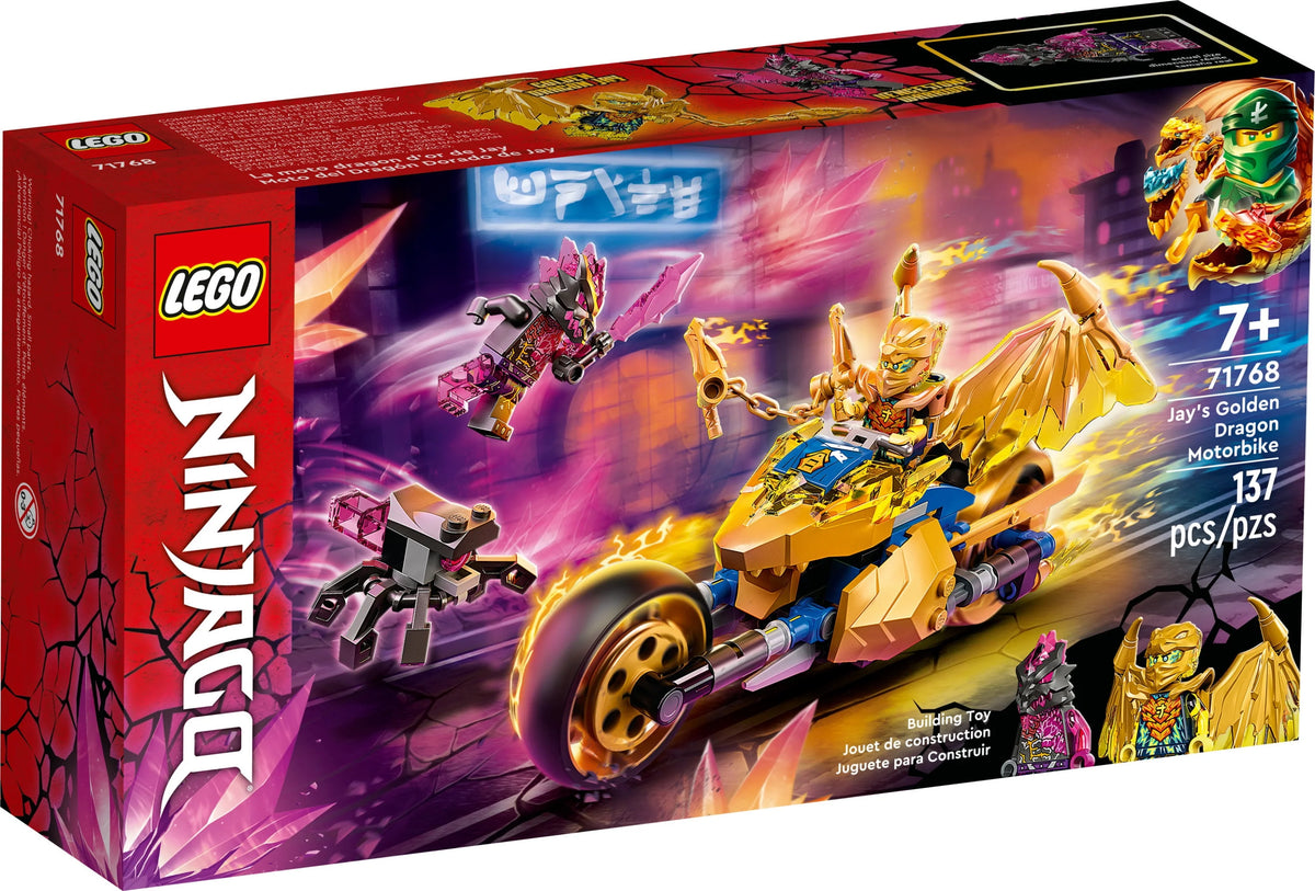 Toy Motorcycle with Dragon and Spider Figure I494851