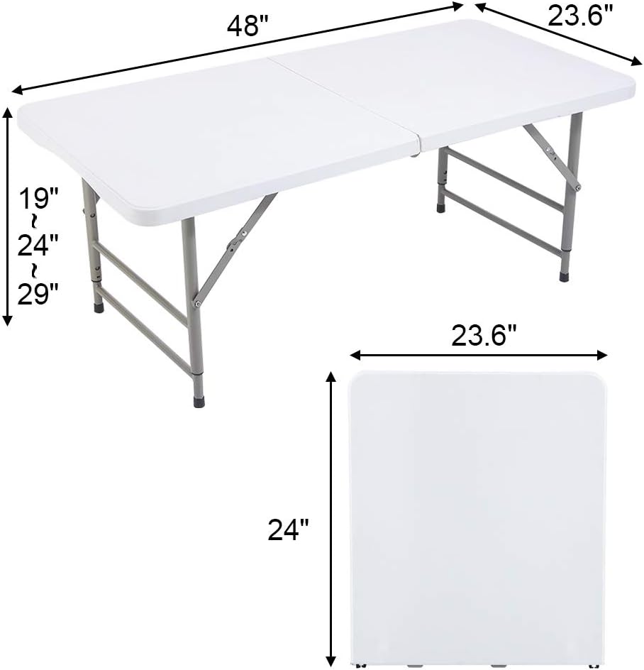 Folding Plastic Utility Table I890486