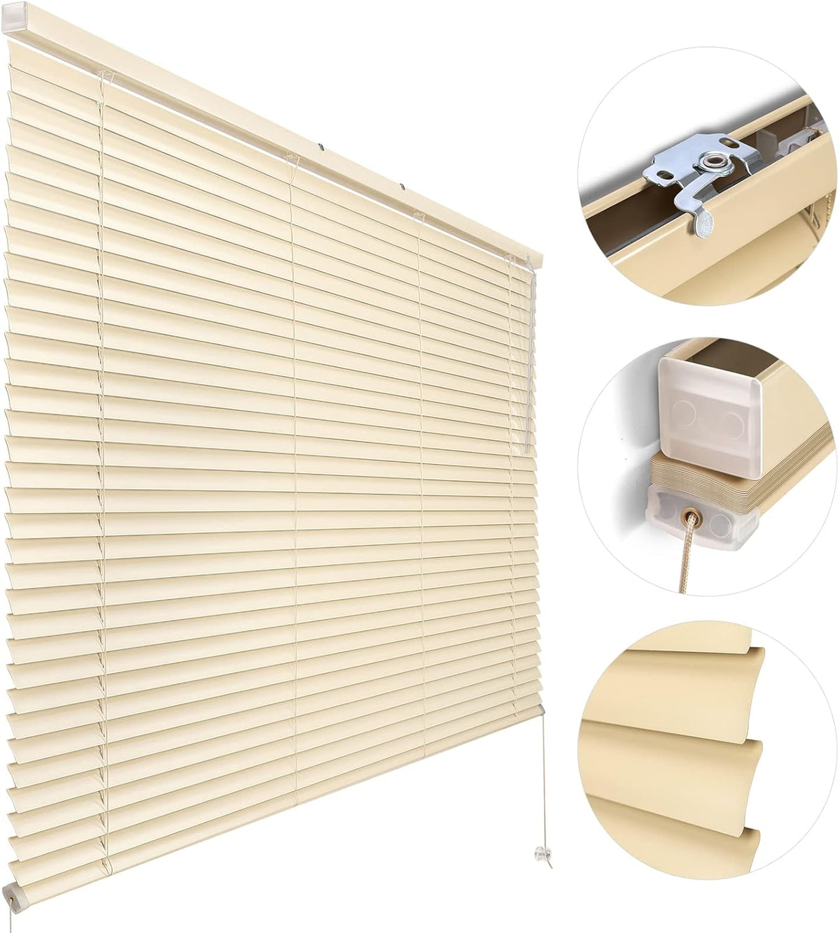 Dimmable Cordless RV Window Shade 50”W x 32”L L456887