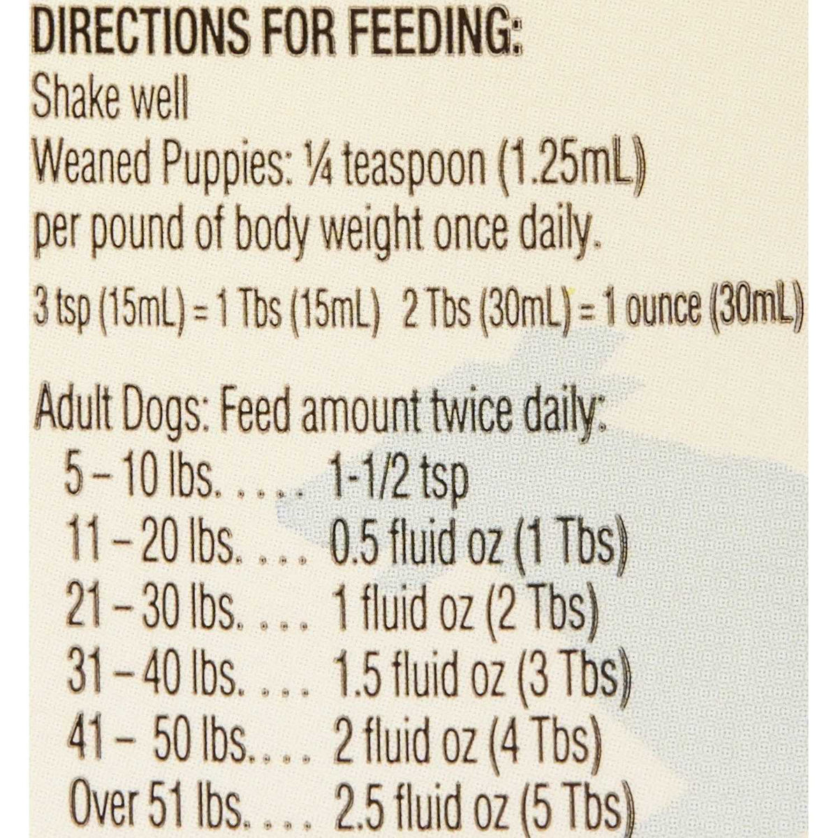 High Calorie Liquid Supplement for Dogs O6397