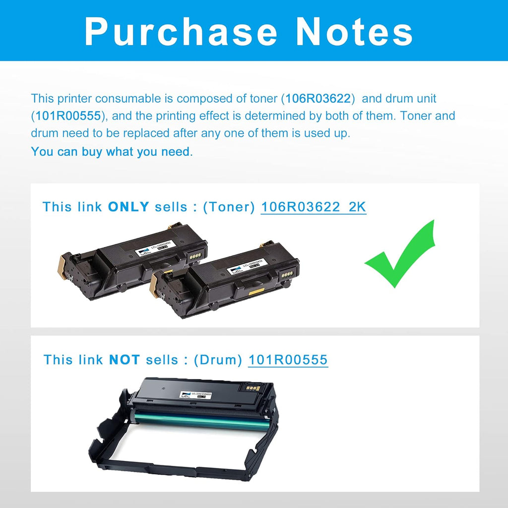 Compatible Toner Cartridge Replacement 2-Pack Black B444069