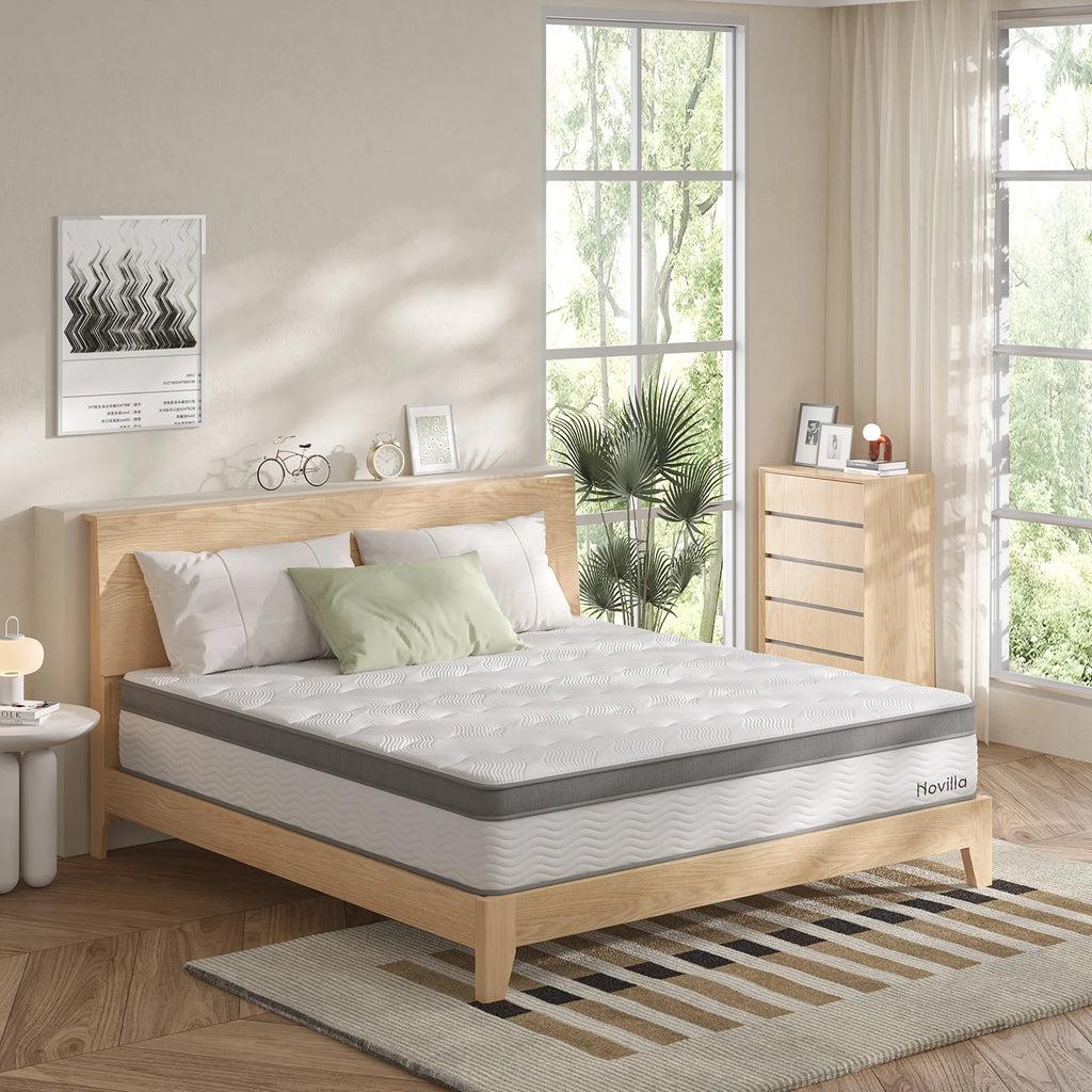Queen Size Memory Foam Pocket Spring Hybrid Mattress X890