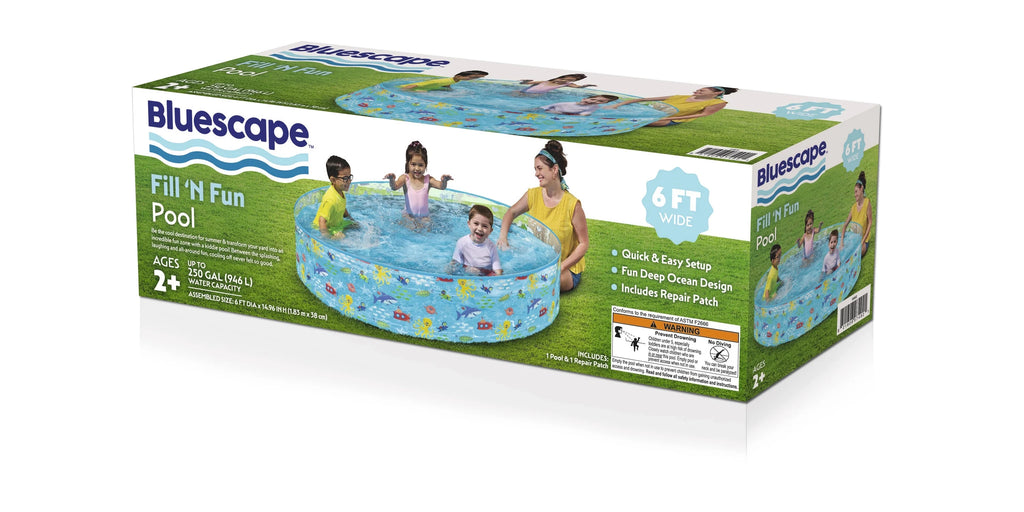 Round Multi-Color Above-Ground Kiddie Pool M38125