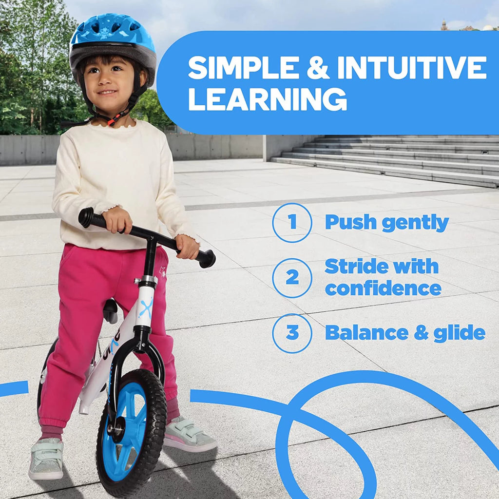 Aluminum Toddler Balance Bike Lightweight 12” No-Pedal Purple X5627
