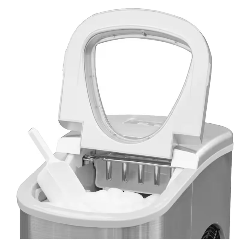 Portable Countertop Ice Maker in Stainless Steel O499105