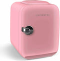 Mini Fridge 4 Liter/6 Can Portable Cooler and Warmer Pink U1625
