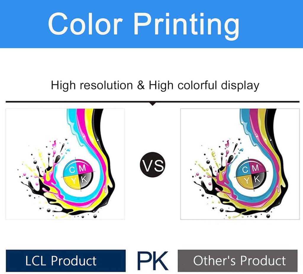 Remanufactured Toner Cartridge Replacement 4-Pack Black Cyan Magenta Yellow A478