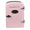 Pink 6-Can Retro Mini Fridge J6867