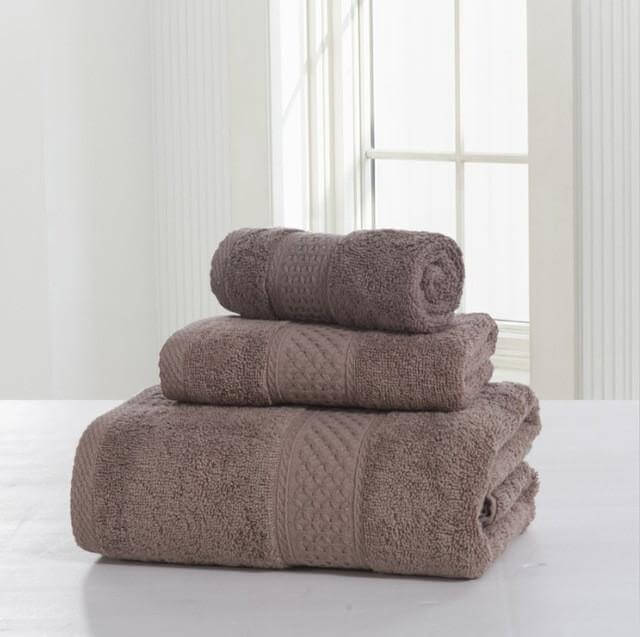 3-Piece 100% Cotton Bath Towel Set W654