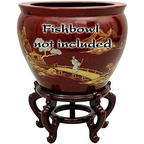 Rosewood Fishbowl Stand B81062
