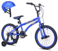 18 Boy's BMX Bicycle with Helmet, Red B90076