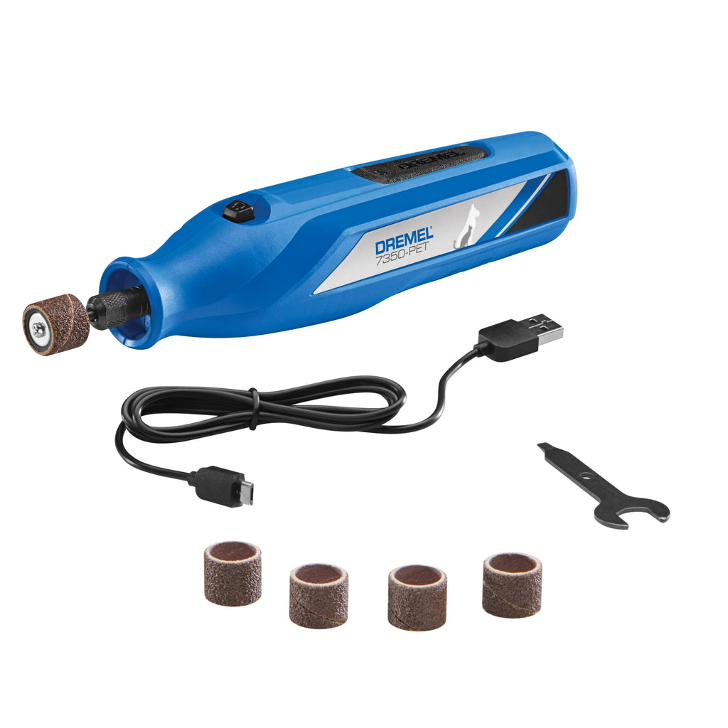 4V Pet Nail Grinder and Trimmer Grooming Kit Q500