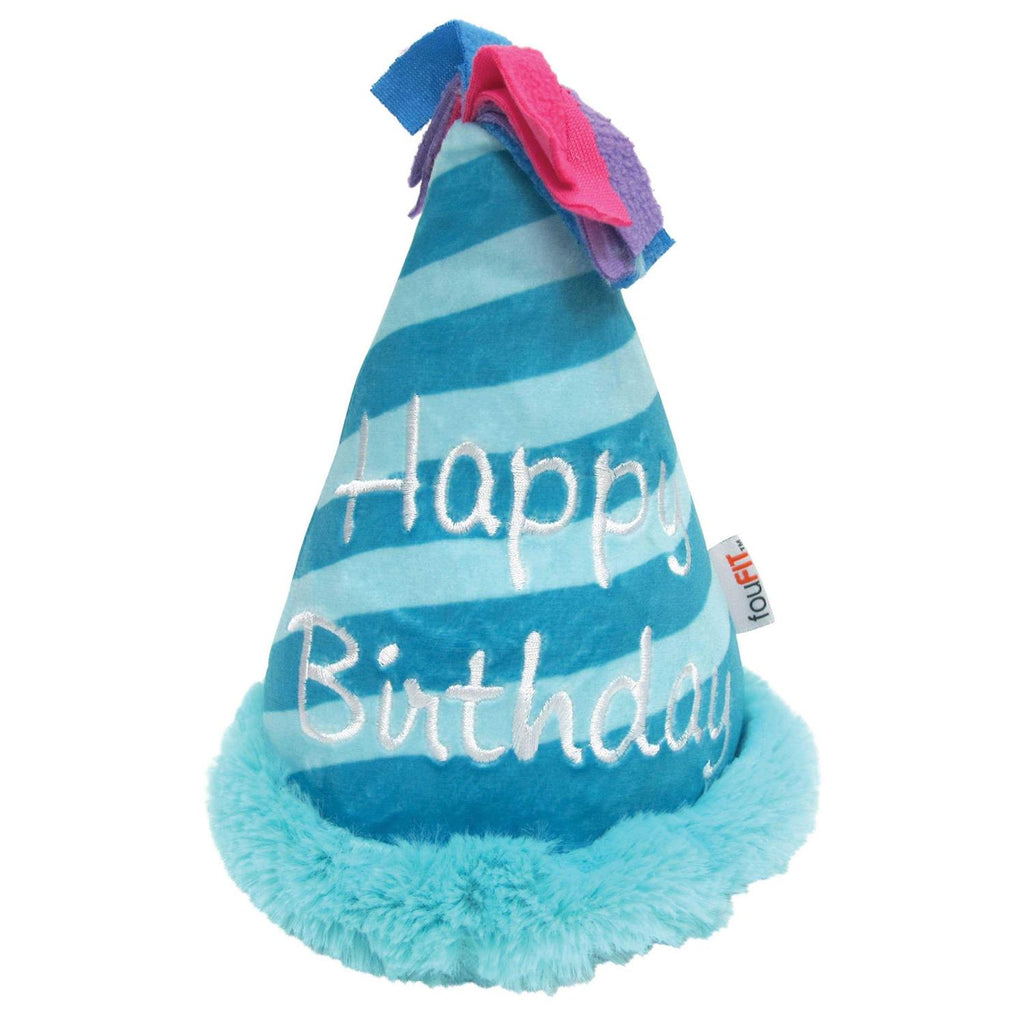 Birthday Hat Crinkle Plush Dog Toy R22848
