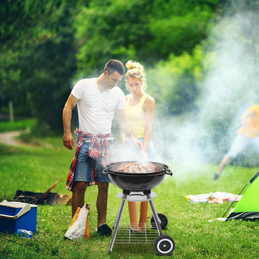 Portable Charcoal Grill 18 inch Round BBQ Kettle M60439