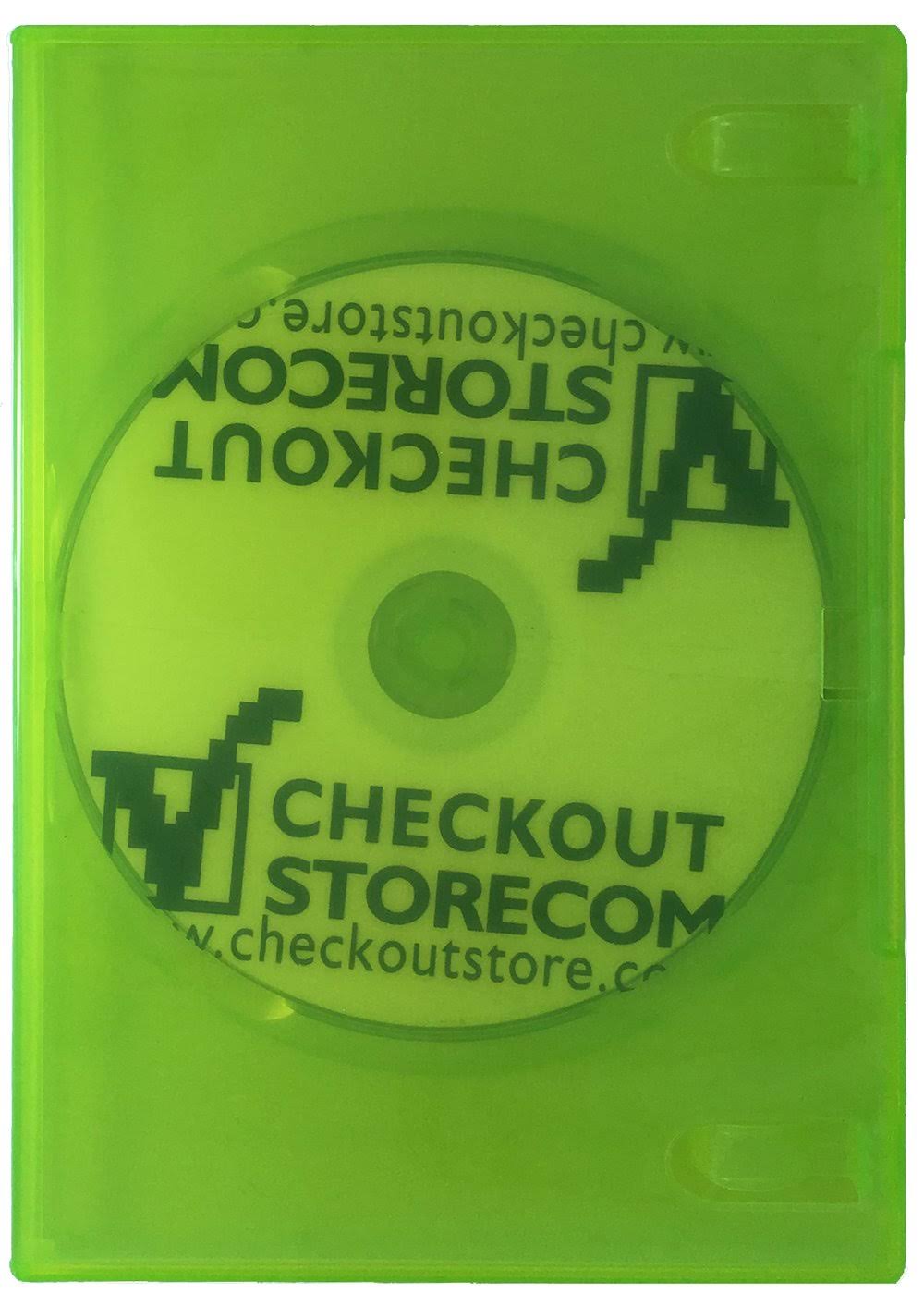 Premium Standard Single 1-Disc DVD Cases 14mm Green N1168