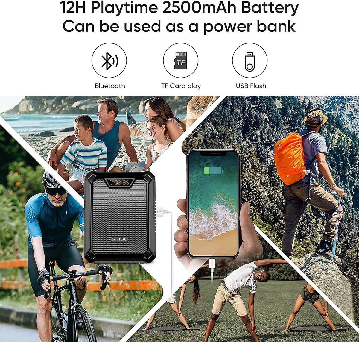 Portable Waterproof 18W Voice Amplifier L407