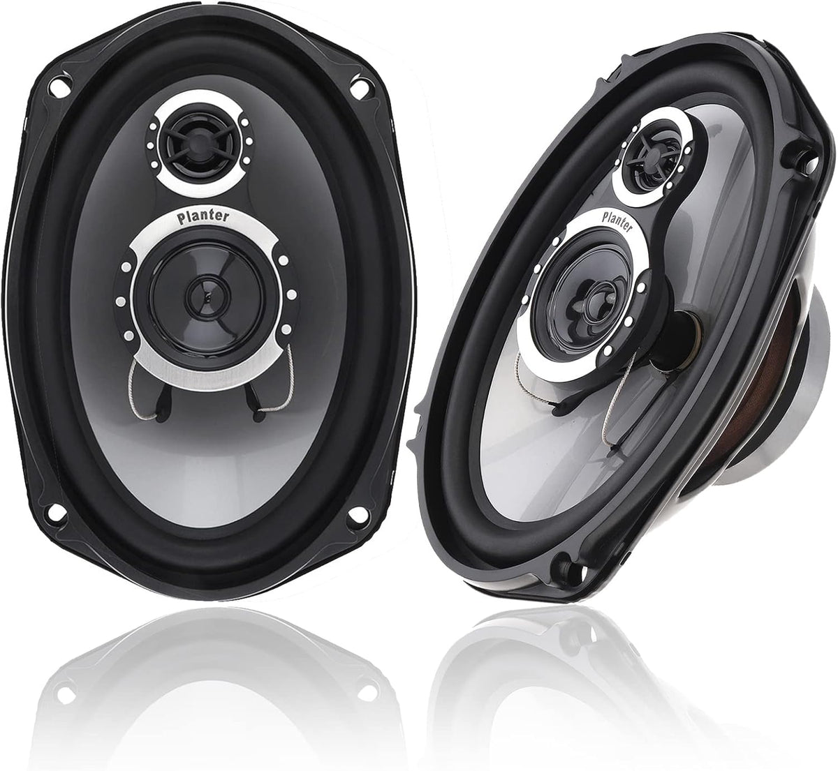 6''x 9'' 1000 Watt Max 3-Way Coaxial Speakers (2 Pack) N311