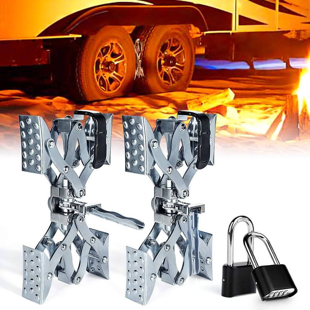 Wheel Stabilizer with Anti-Theft Combination Lock, Pair S878