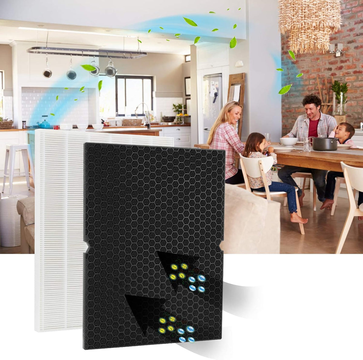 HEPA Replacement Filter and Activated Carbon Filter Combo Pack R346317