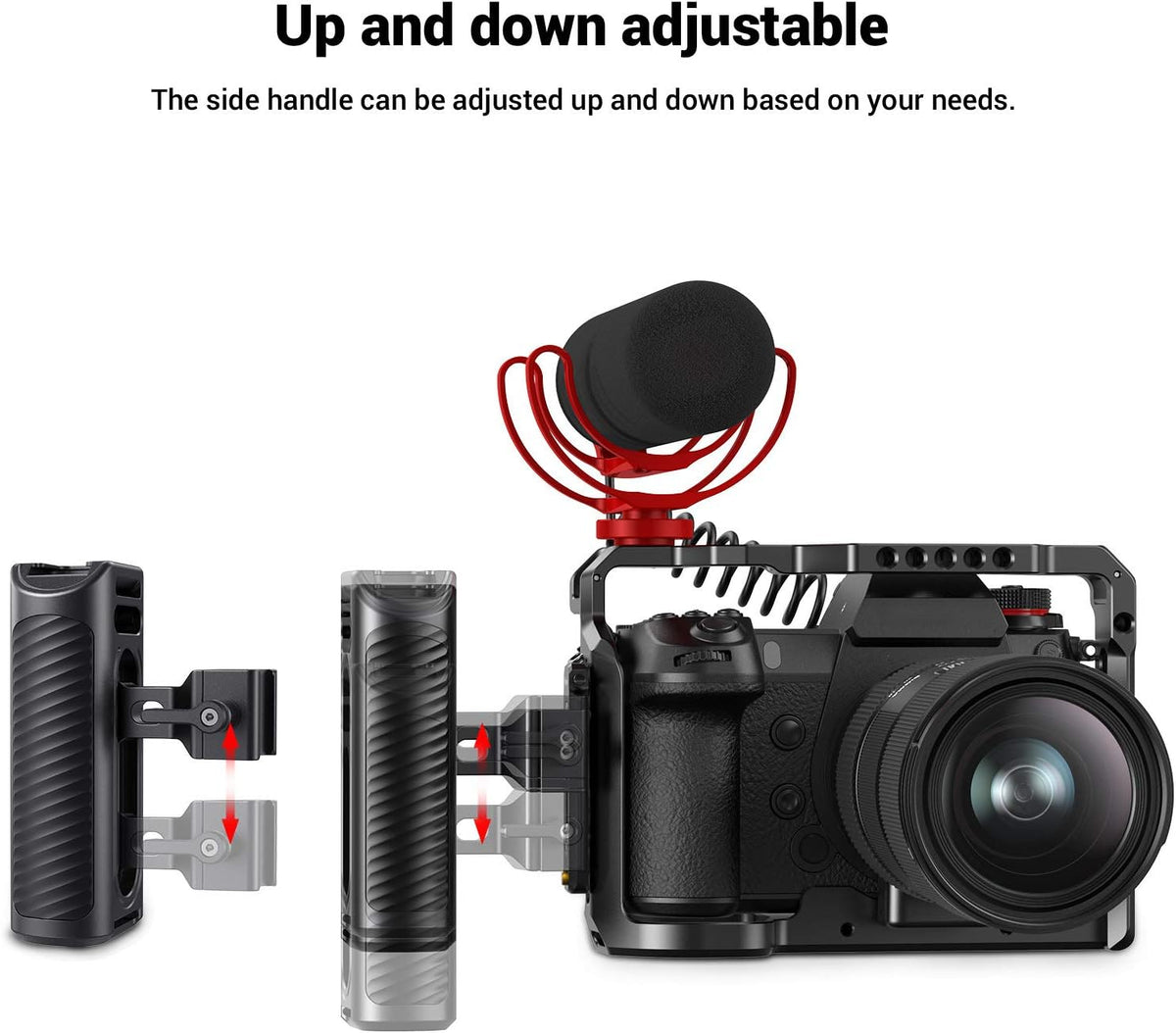 Aluminum NATO Side Handle Grip with Cold Shoe Mount R14728