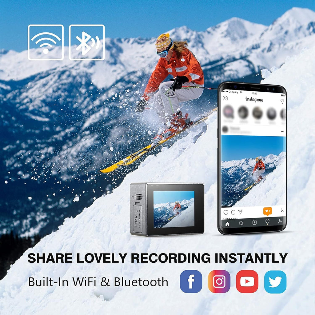 4K WiFi Waterproof Sports Action Camera C572