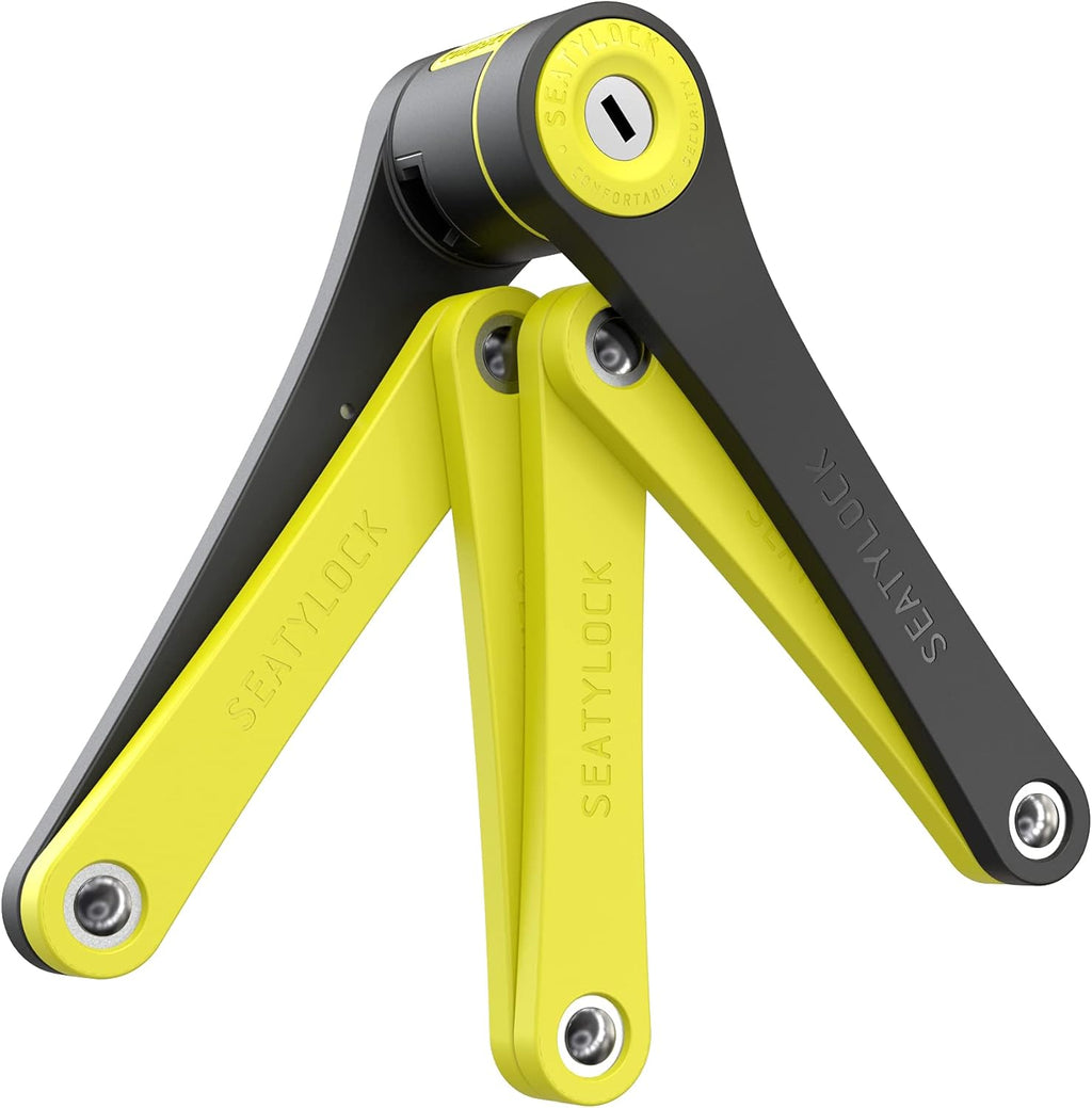 Compact Folding Bike Lock with Keys and Case Q6128