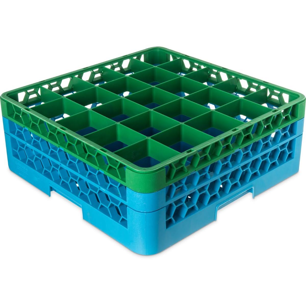 Dishwasher Glass Rack 25 Compartments with 2 Color Coded Extenders L116937