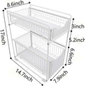 Under Sink Cabinet Organizer with Sliding Drawer R246
