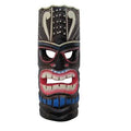 Hand Carved Wood Tiki Head Mask Wall Décor P1927