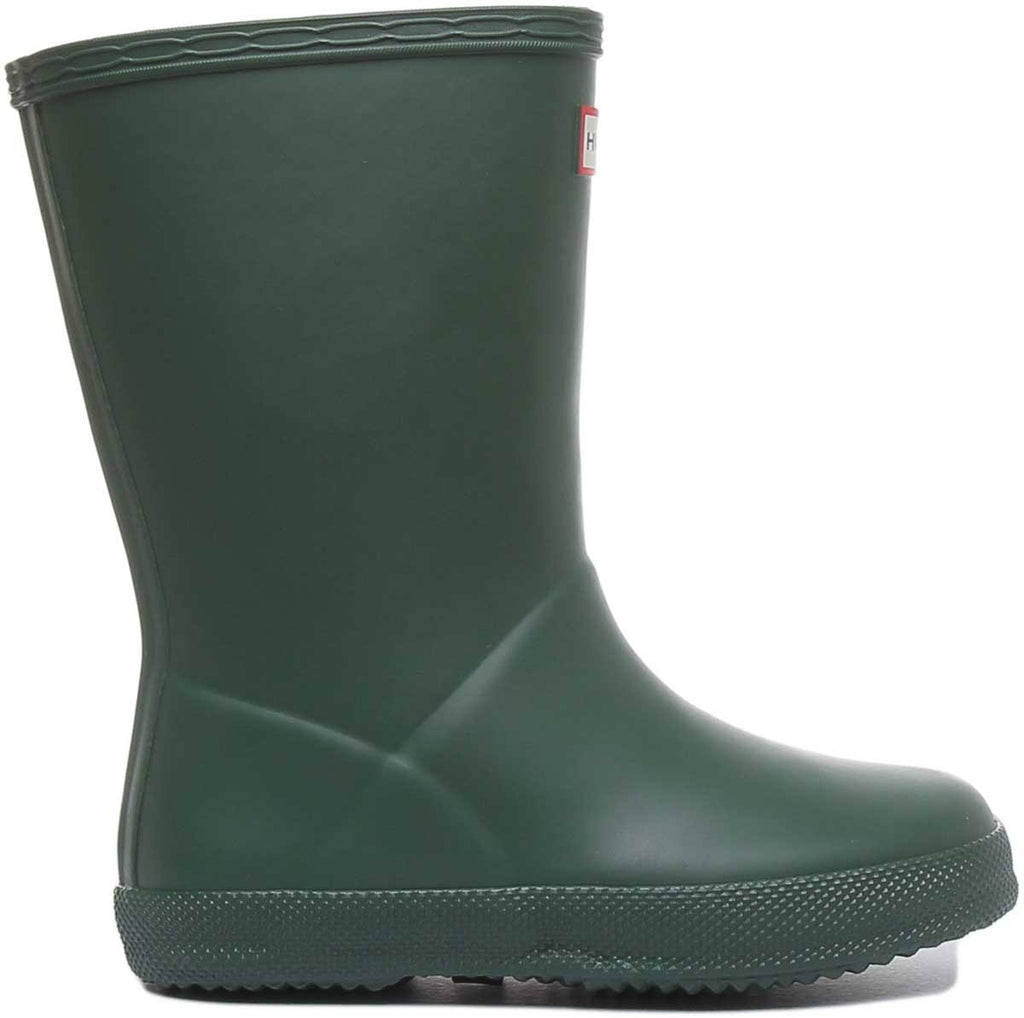 Green Kids Rain Boots Q84877