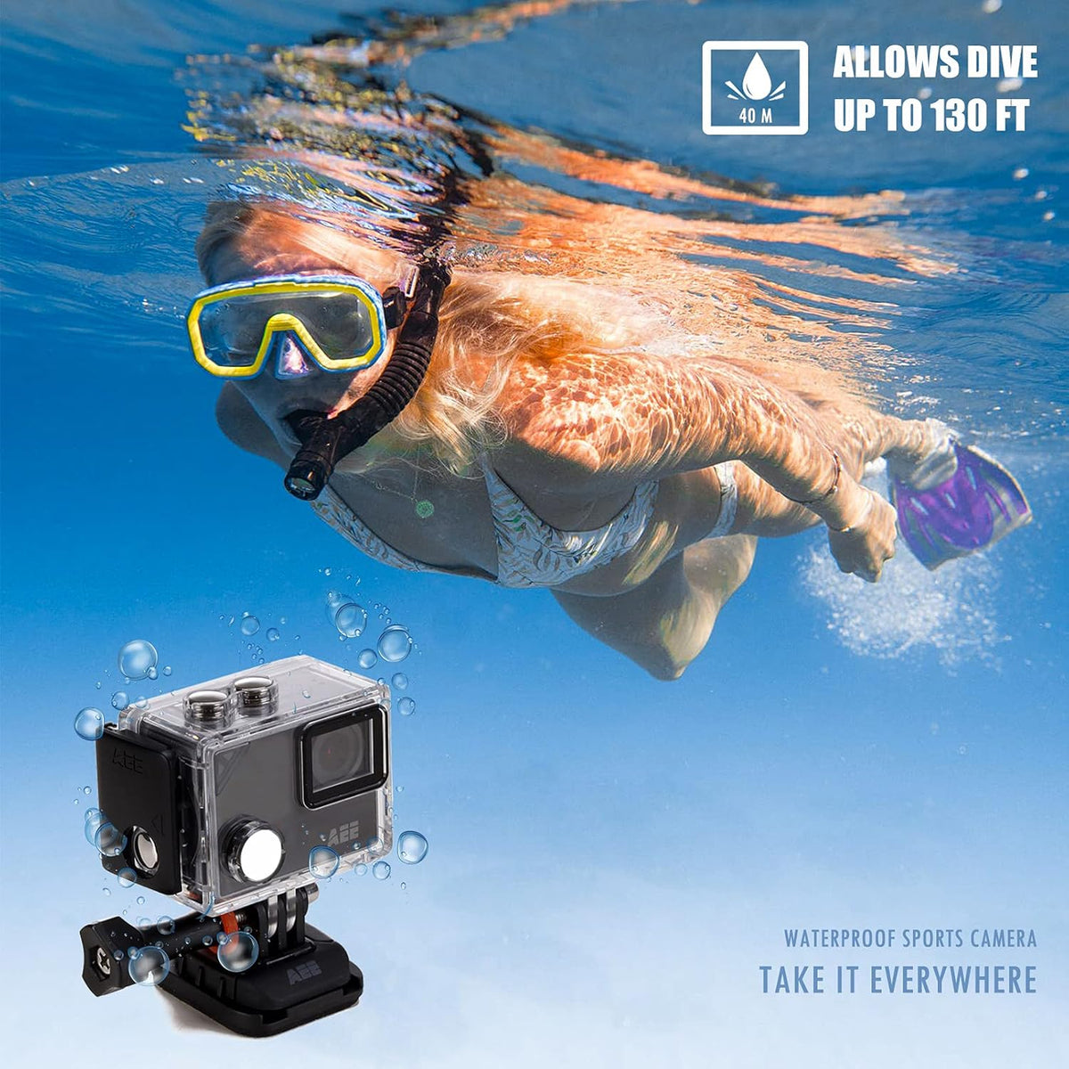 4K WiFi Waterproof Sports Action Camera C572