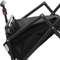Lightweight Steel Frame Folding Utility Wagon Cart with Pockets L7566