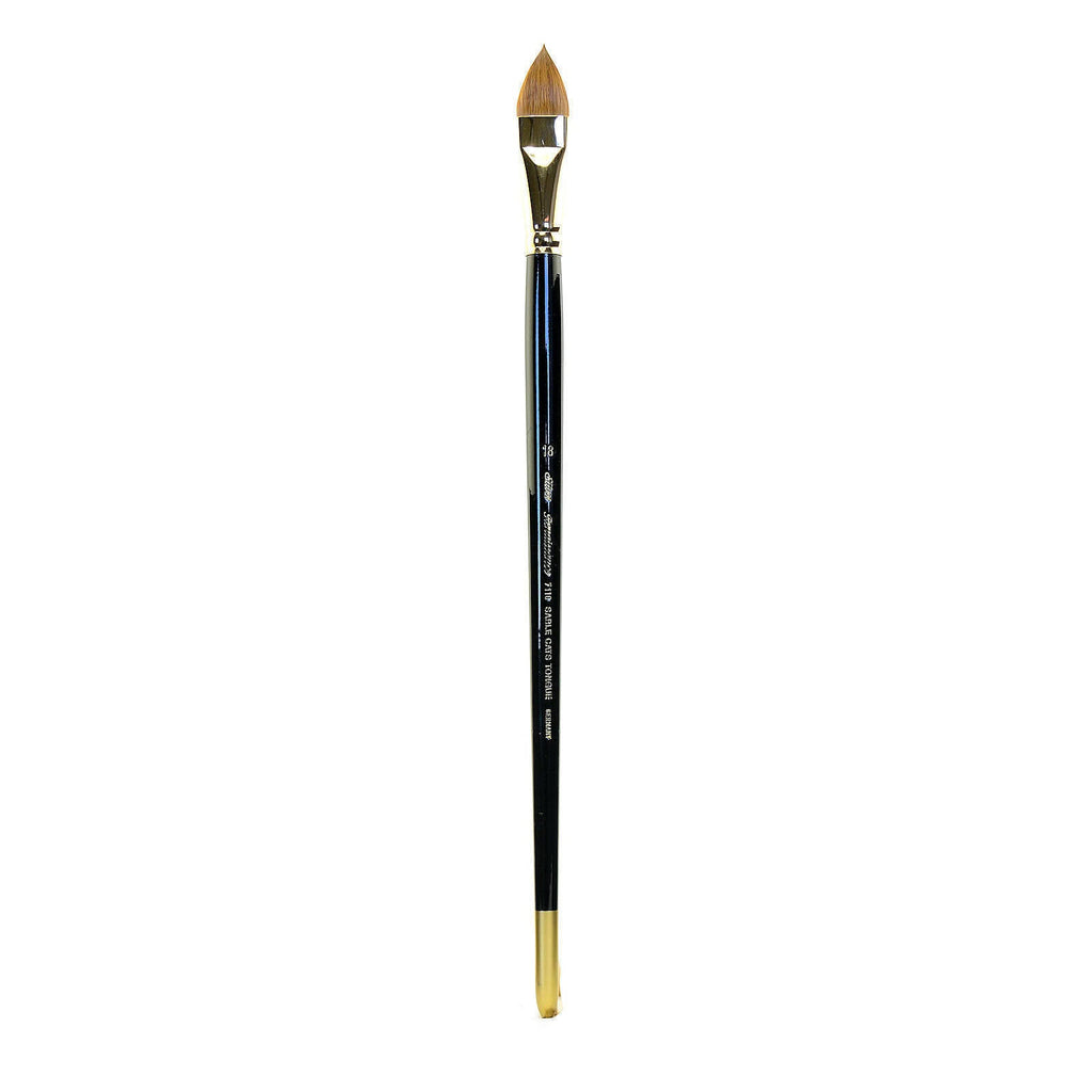 Silver Red Sable Brush Long Handle Size 18 D21408