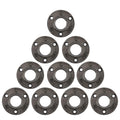 1 Inch Black Malleable Cast Iron Floor Flange 10 Pack B912