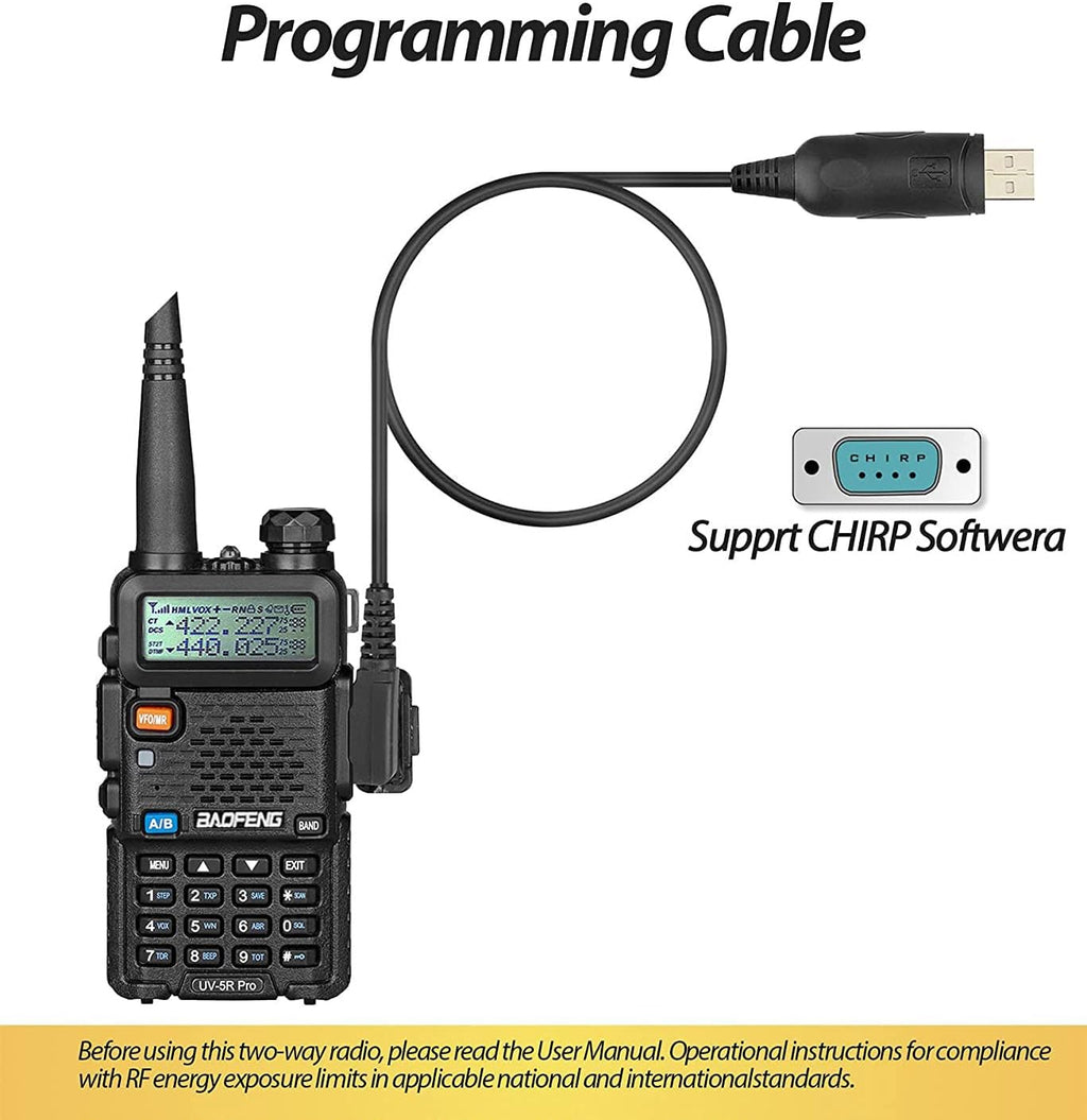 8W Ham Radio with Battery and Antenna F71053