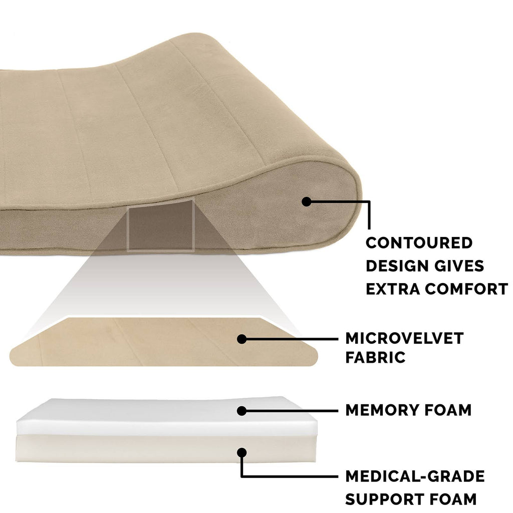 Memory Foam Microvelvet Pet Bed D6999