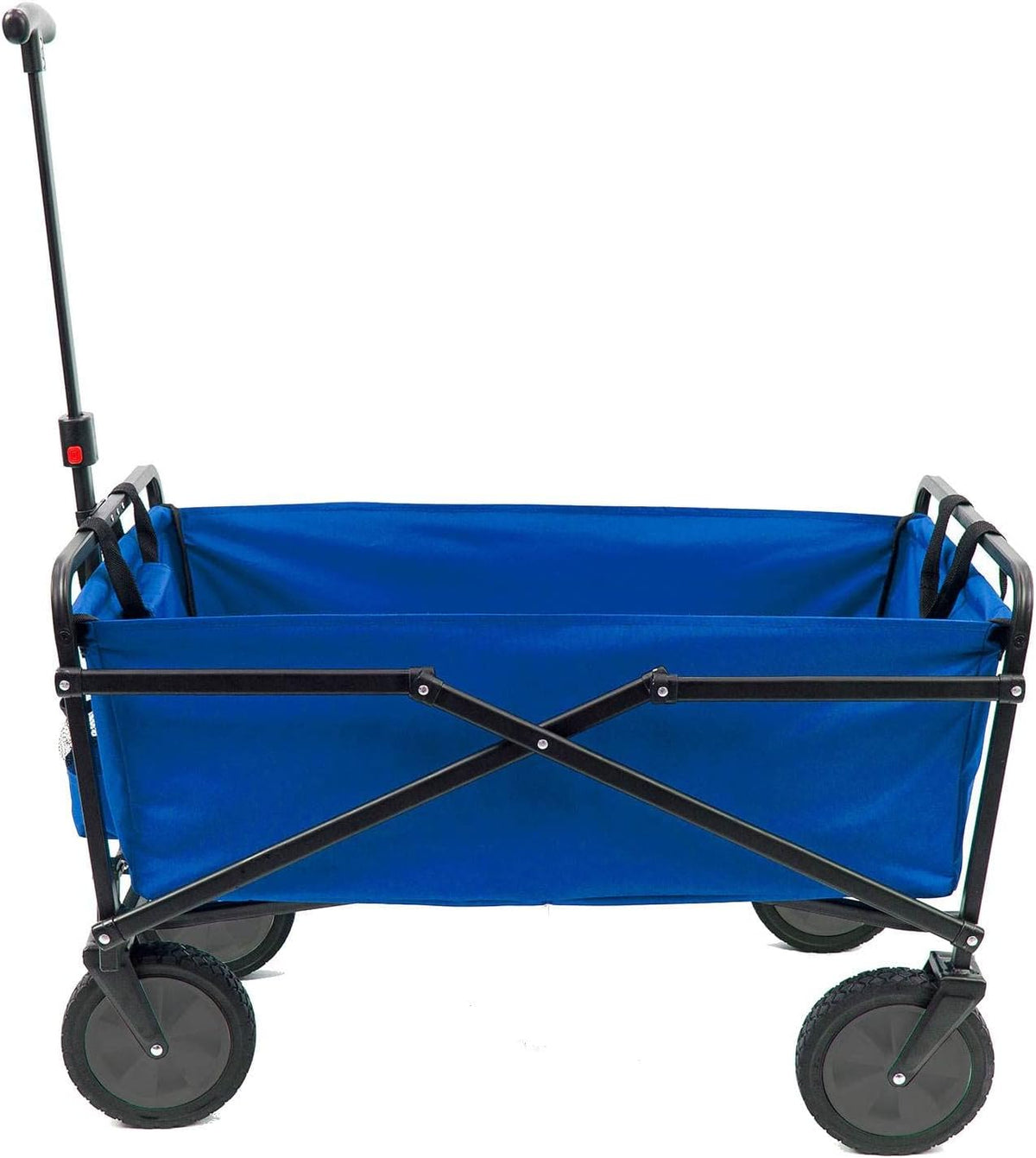 Lightweight Steel Frame Folding Utility Wagon Cart with Pockets L7566