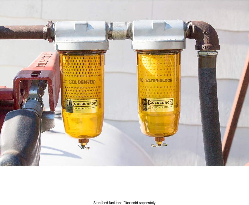 Water Block Fuel Filter with 1 NPT Top Cap Pack of 2 E706
