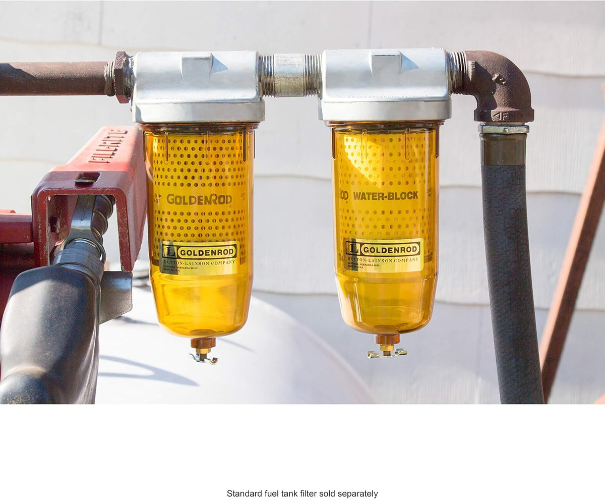 Water Block Fuel Filter with 1 NPT Top Cap Pack of 2 E706