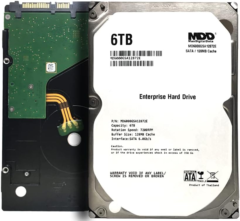 6TB 7200RPM 128MB Cache SATA 6.0Gb/s 3.5-inch Internal Hard Drive T57880