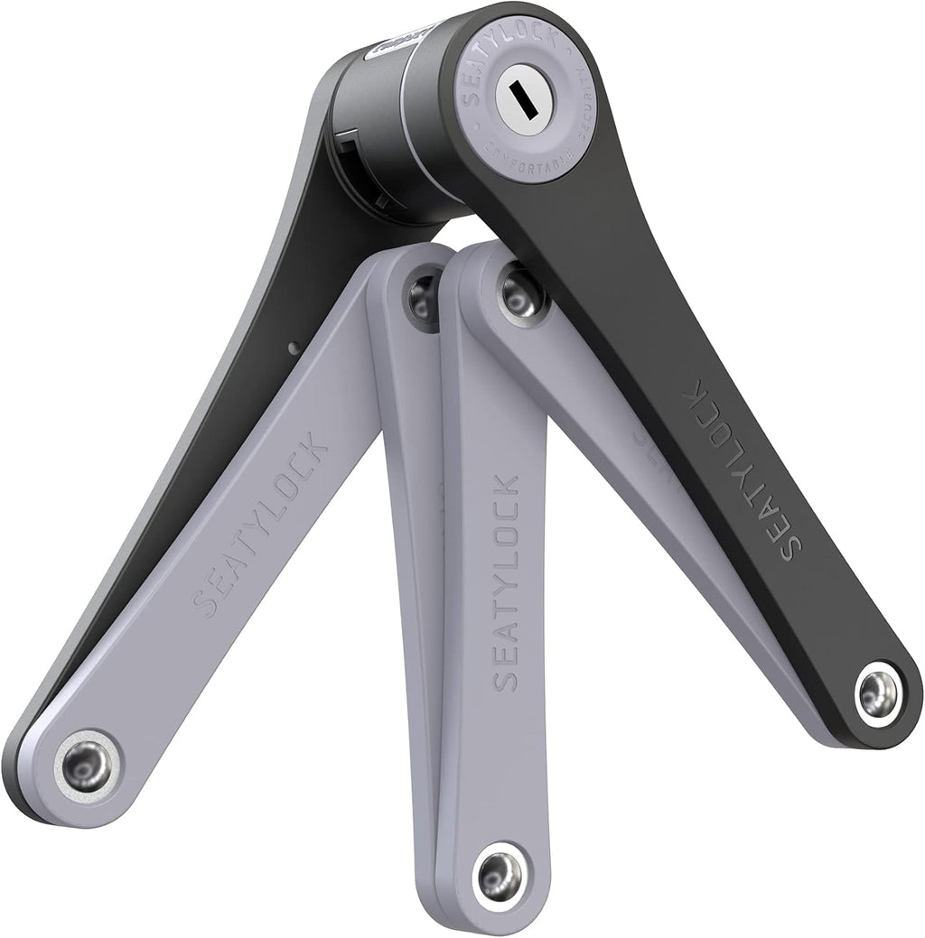 Compact Folding Bike Lock with Keys and Case Q6128