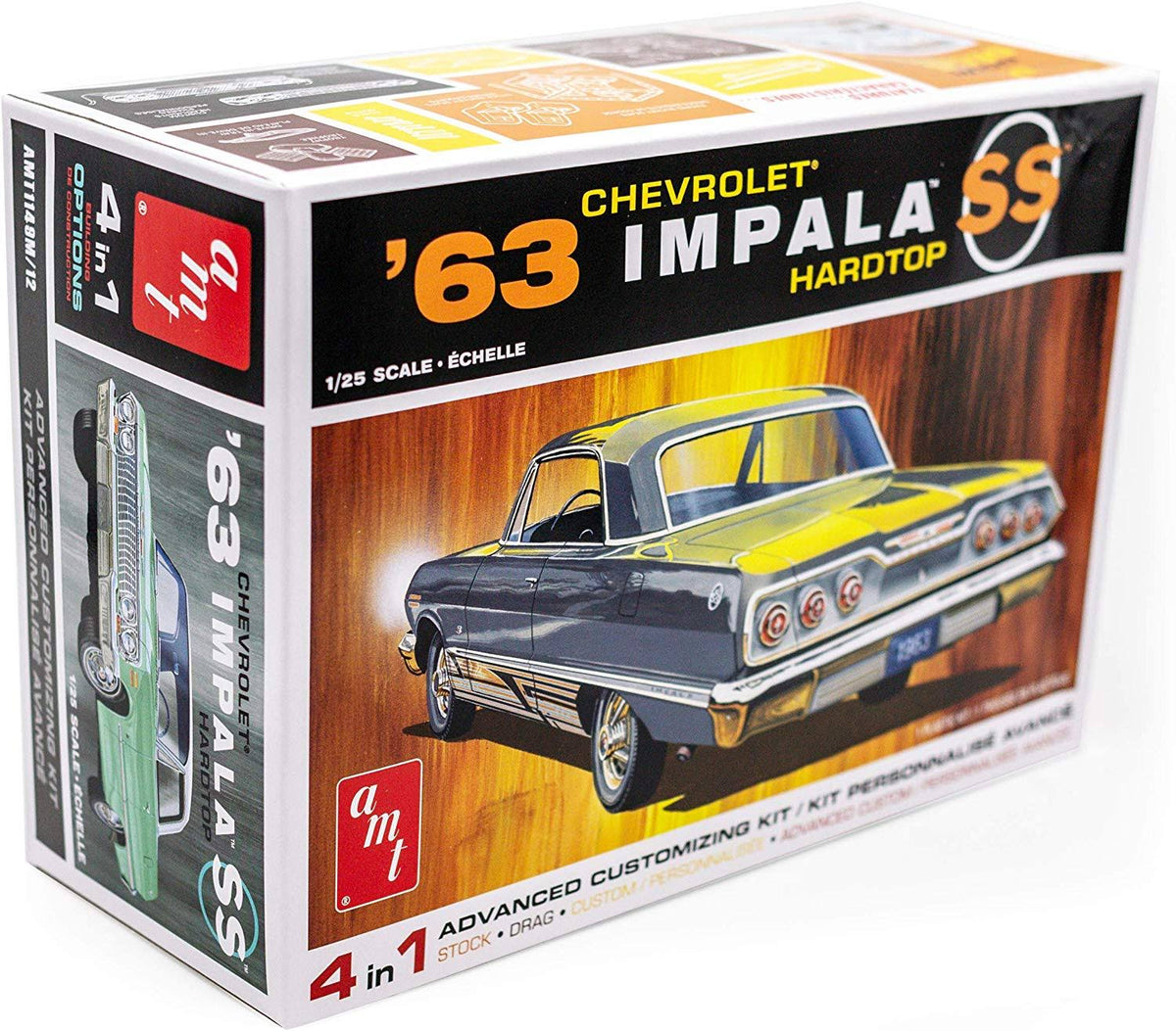 1/25 Scale 1963 Chevy Impala SS Model Kit K97363