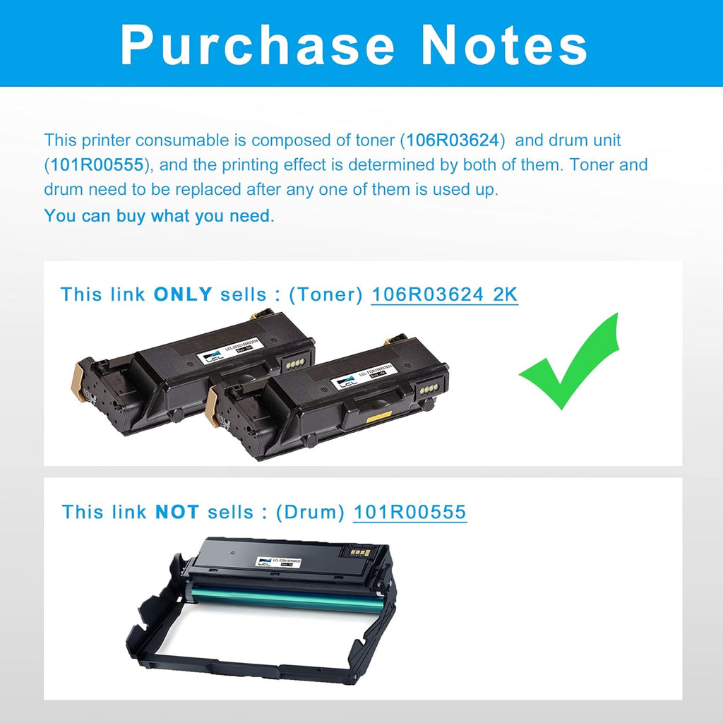 Compatible Toner Cartridge Replacement 2-Pack Black B444069